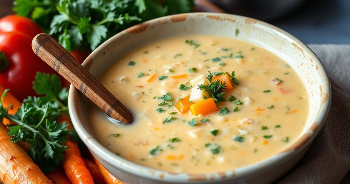 Vegan Broccoli Cheddar Soup