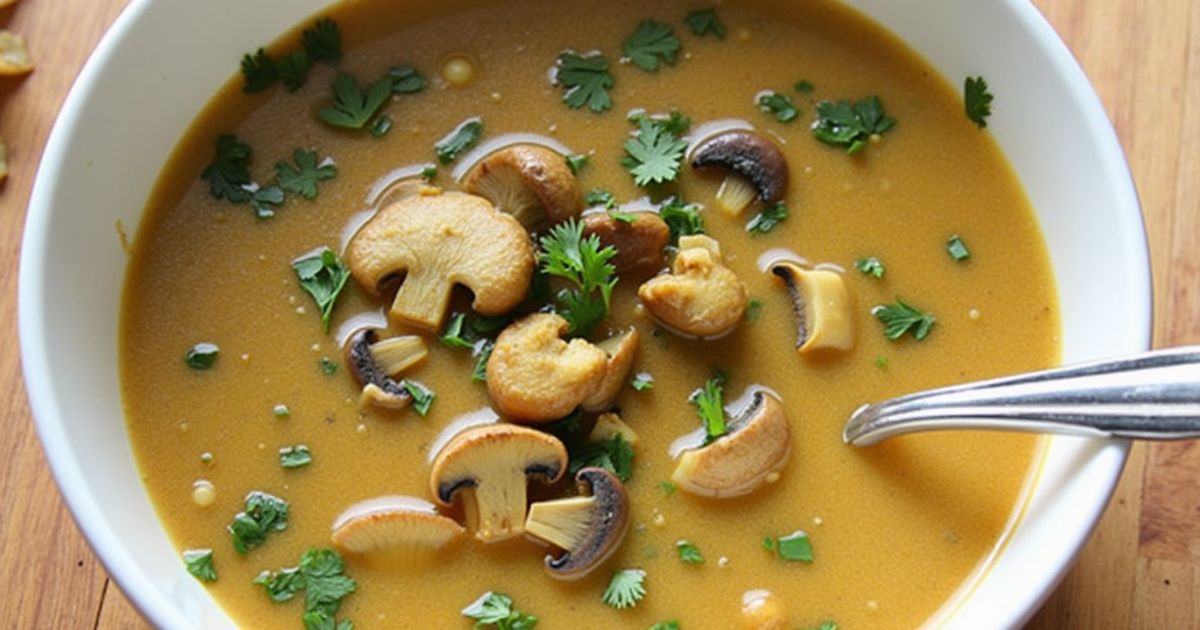 Vegan Mushroom Soup