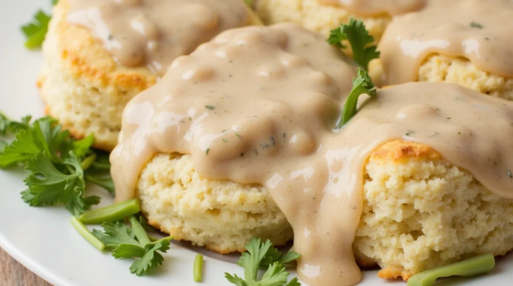 Vegan Biscuits and Gravy