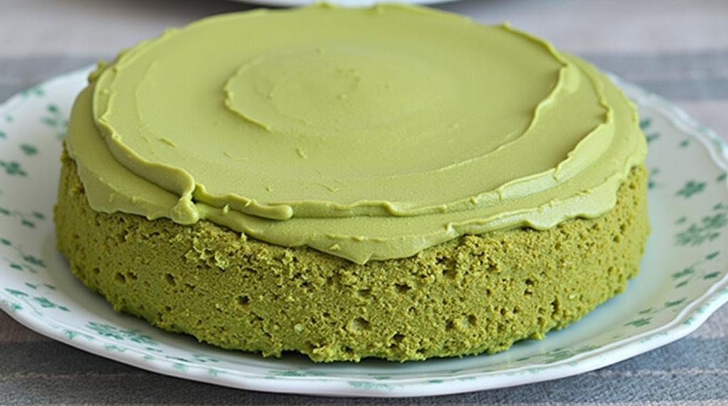 vegan matcha cake